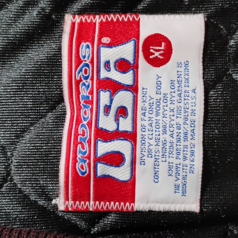 FLASH SALE! RARE! Awards USA Vintage Varsity Wool Leather Bomber Jacket (A-76) - Picture 6 of 13